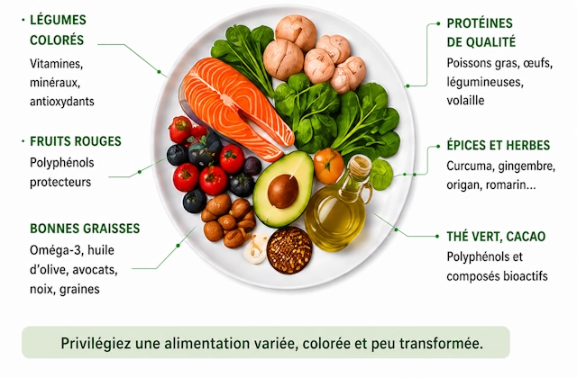 Alimentation vieillissement mitochondries