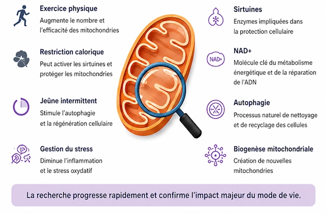 recherche vieillissement mitochondries