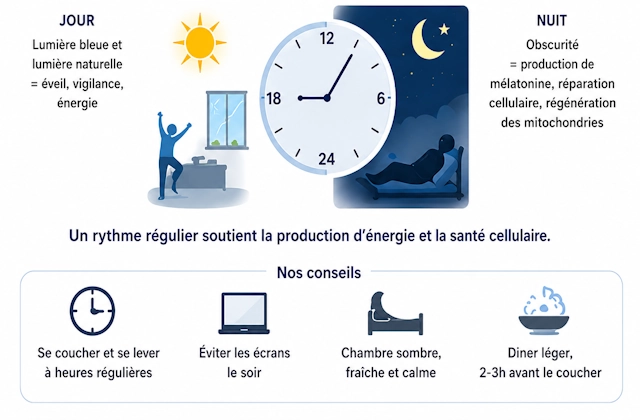 sommeil vieillissement mitochondries